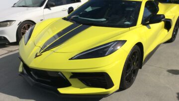 2022 Chevrolet Corvette - Bumper / Left Quarter Panel