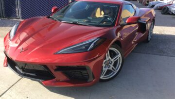 2022 C-8 Corvette Front-End Collision Repair